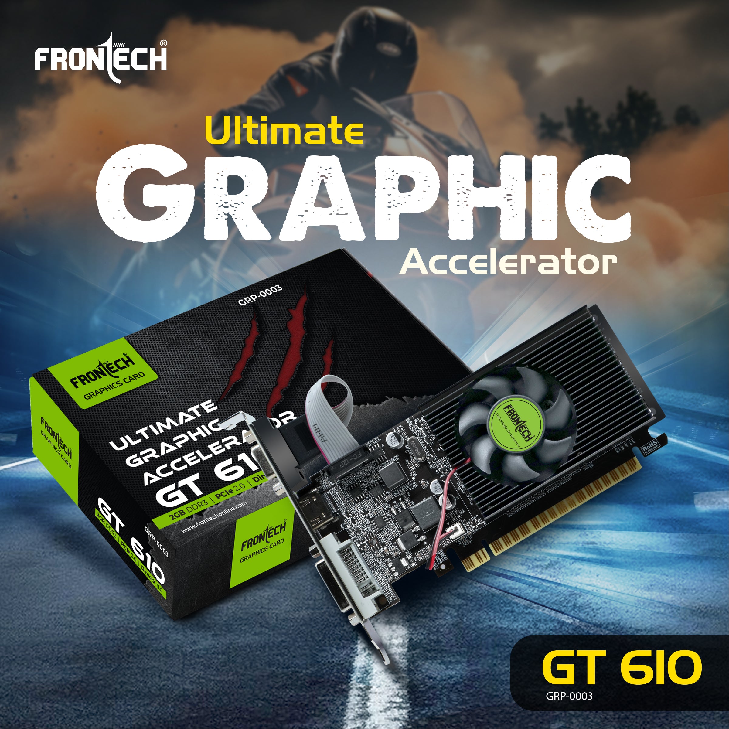 Frontech GT 610 Graphics Card with 2 GB DDR3 (GRP-0003) Frontech GT 610 Graphics Card with 2 GB DDR3 (GRP-0003)